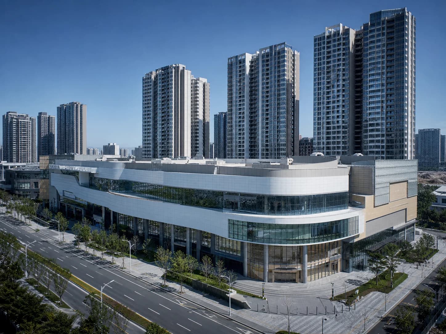 EGS Park mall and residential towers, engineering and claims management — representative photograph