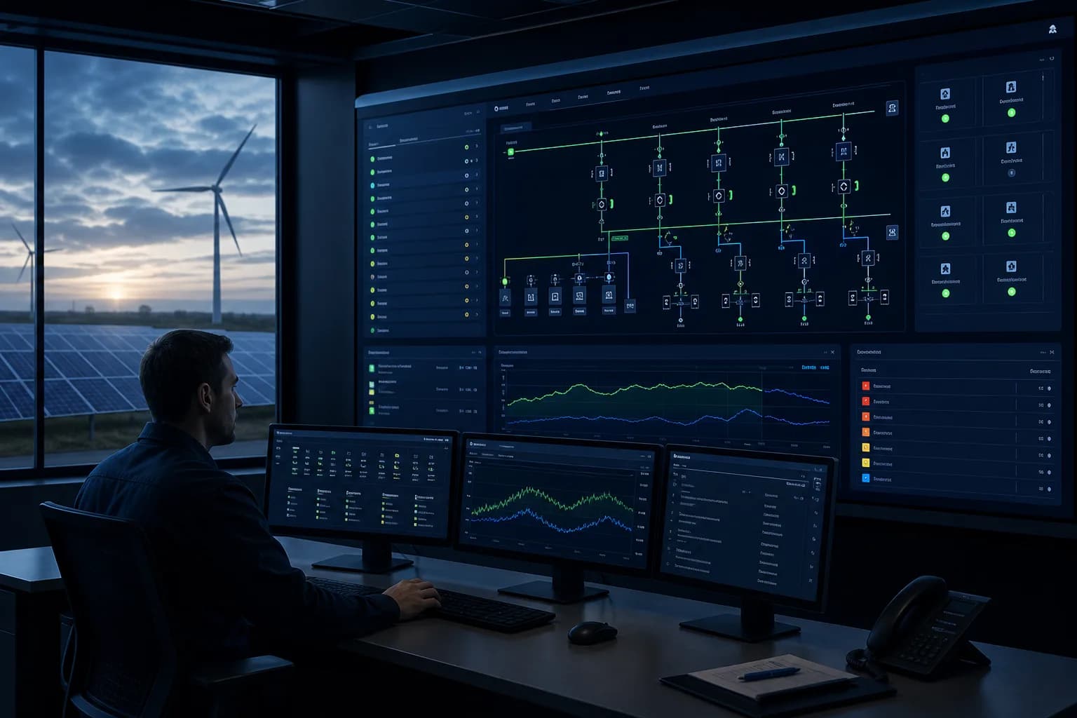 EnergyPortal renewable portfolio operations dashboard for central energy management