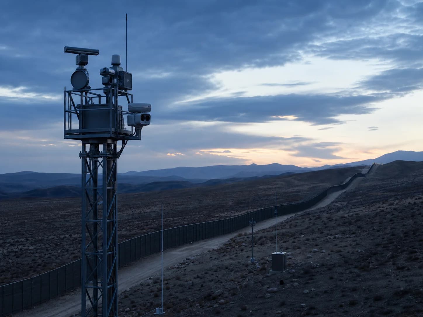 Long-range thermal surveillance system EPC for national border security — representative photograph