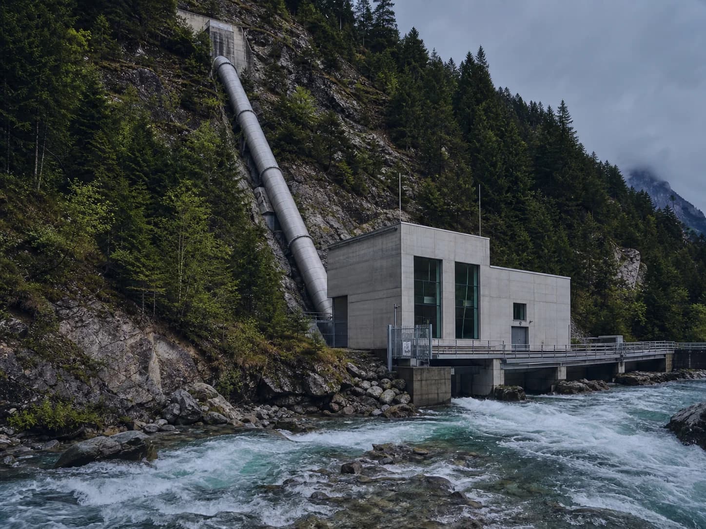 Malikom hydroelectric power plant EPC (45 MW) — representative photograph